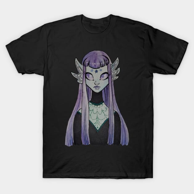 Alien Girl T-Shirt by DesignGuy